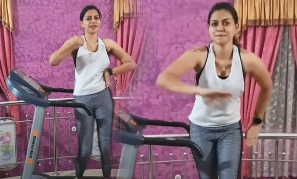 anusree dance treadmill