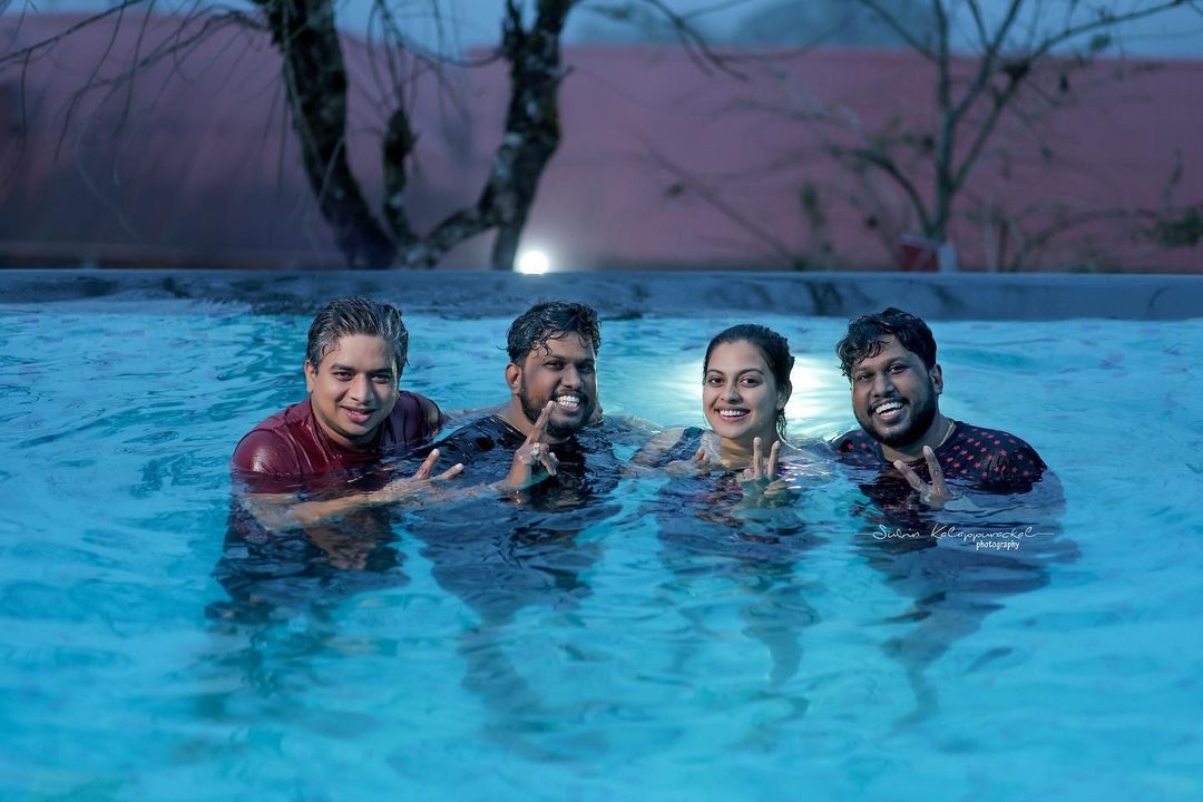 Anushree swimming pool pics