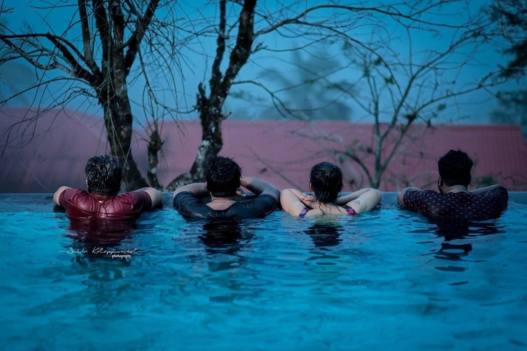 anusree actress swimming pool pics