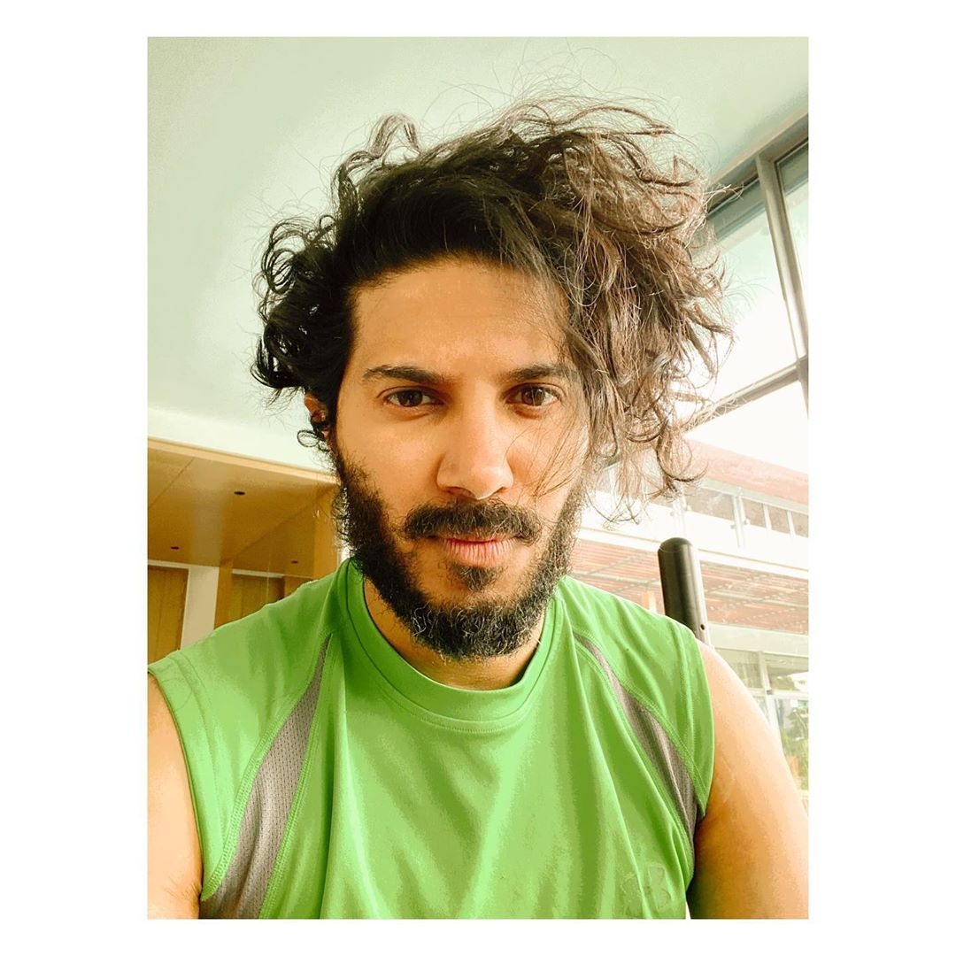 dulquer salmaan curly hair new look