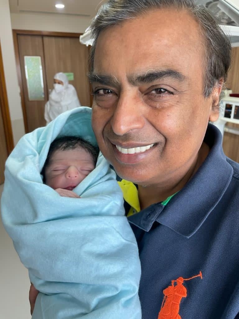 Mukesh Ambani grandson