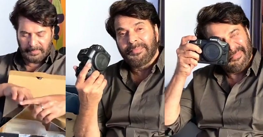 mammootty new camera unboxing video