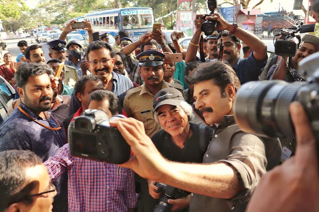 Mammooty selfie 1