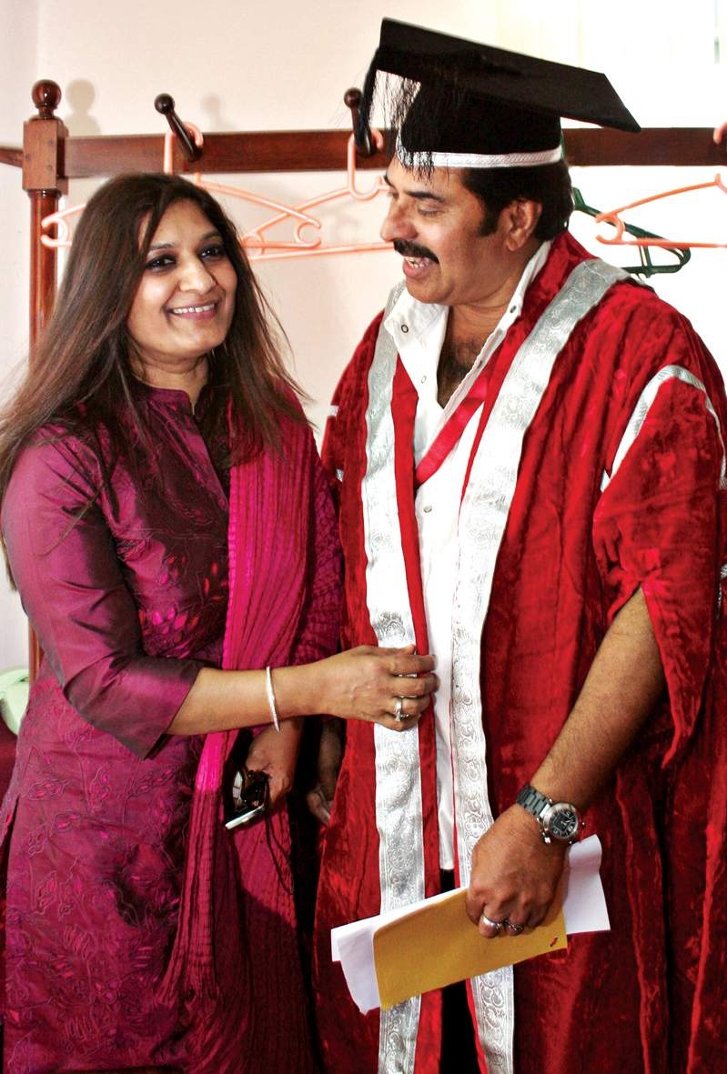 mammootty wedding anniversary