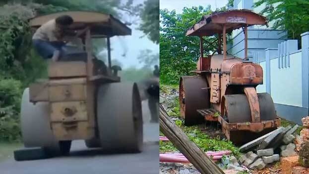 mohanlal road roller