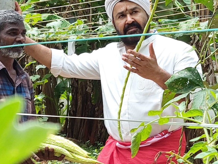 mohanlal farming 