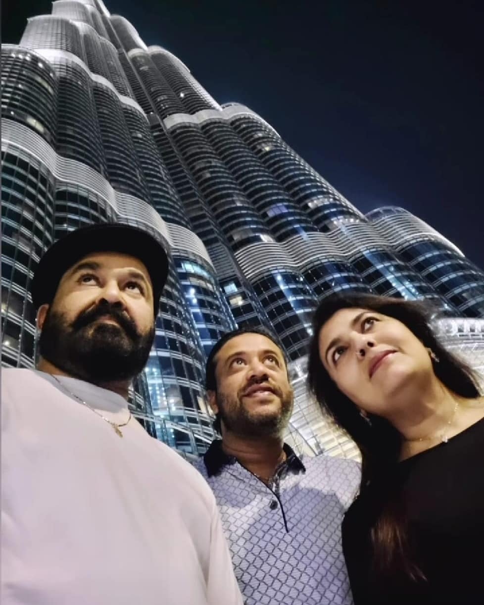 mohanlal dubai pics