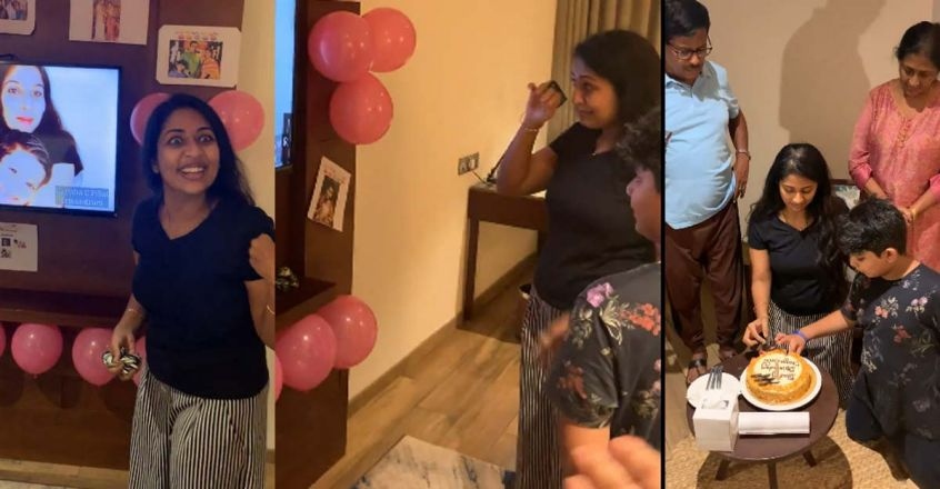 navya nair birthday celebration