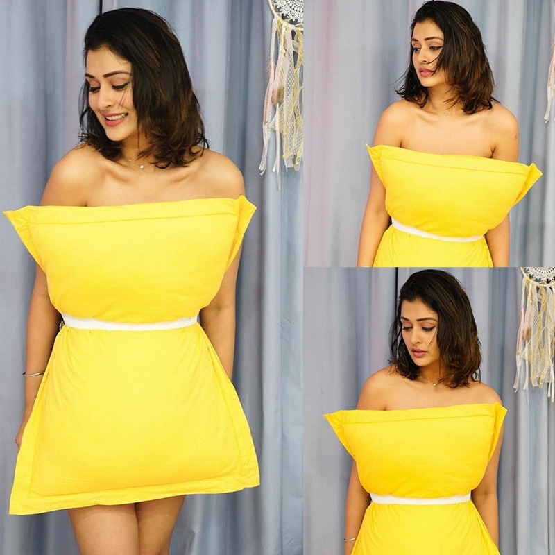 payal rajput pillow challenge