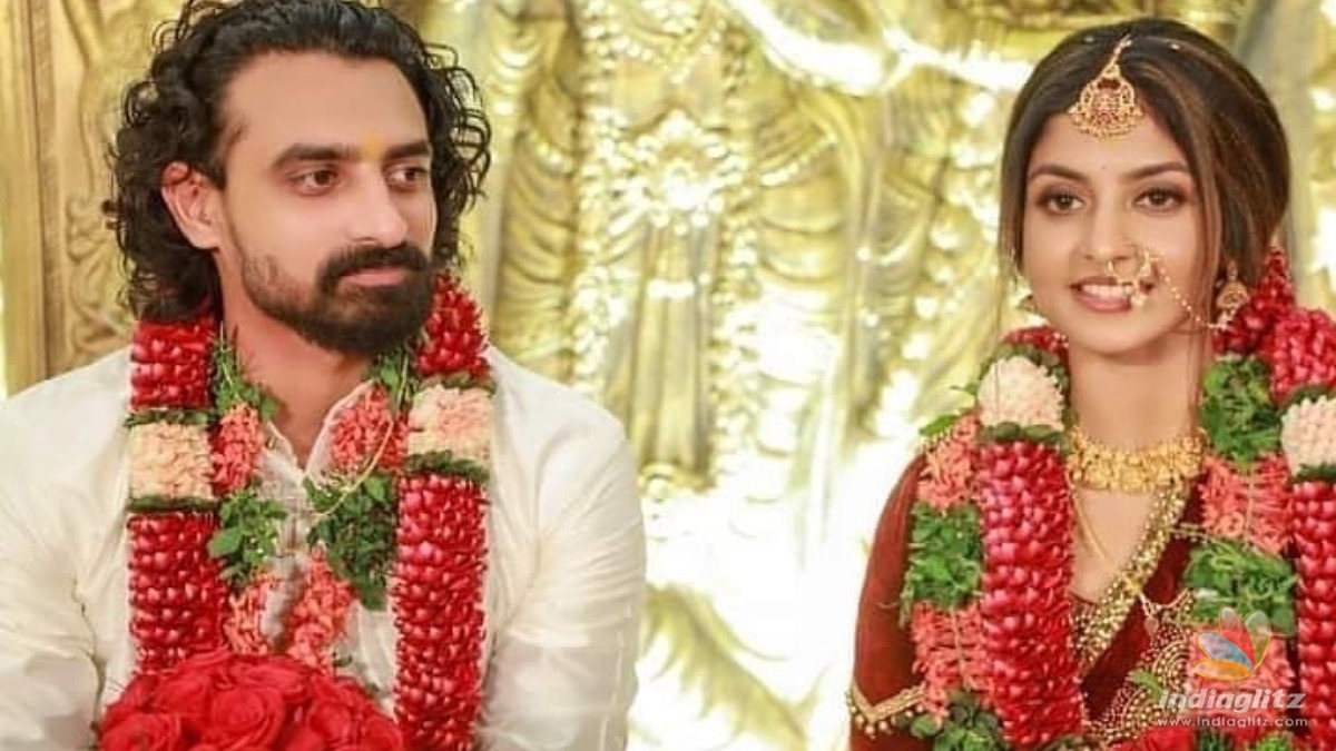  Watch: Celebs galore at actress Aathmiyas wedding reception