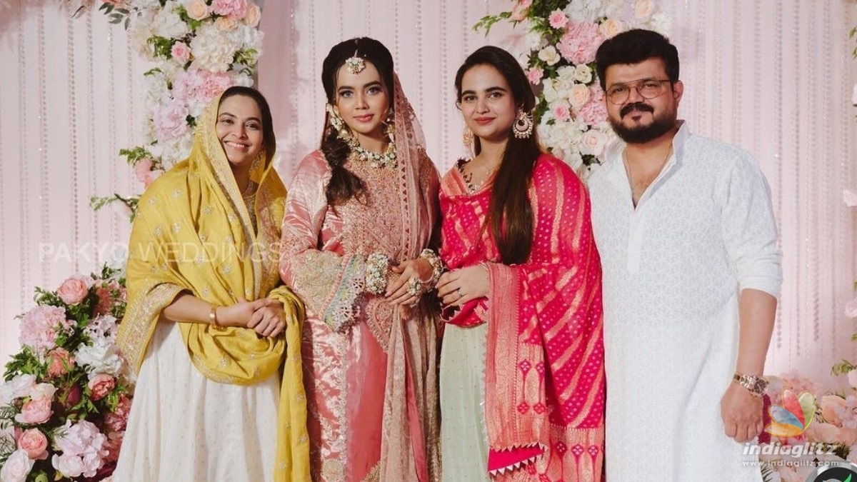  Dileep, Kavya, and daughter Meenakshi turn heads at Aayishas wedding function