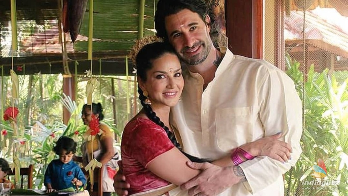 In pics: Sunny Leone and family look beautiful in Keralas traditional wears