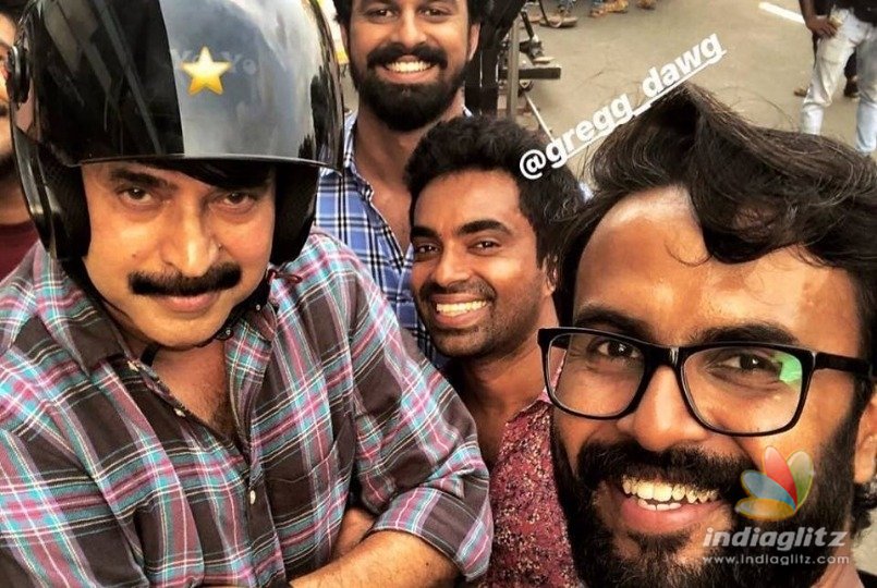 A rare selfie for Sanju Sivram !