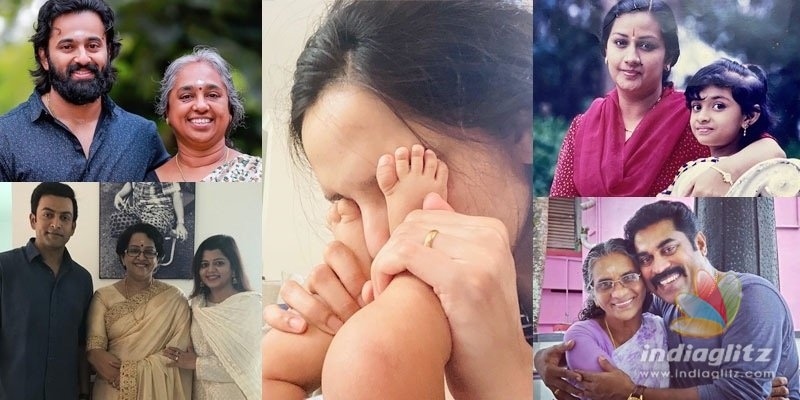 See pics: Mollywood stars with their mothers