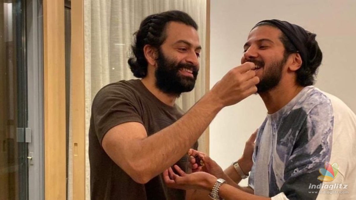 Prithviraj sends birthday wishes to Dulquer Salmaan