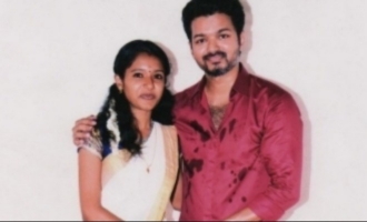 Girl clarifies about Vijay holding her hands