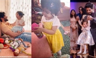 Dulquer Salmaan paints for his daughter, photo goes viral