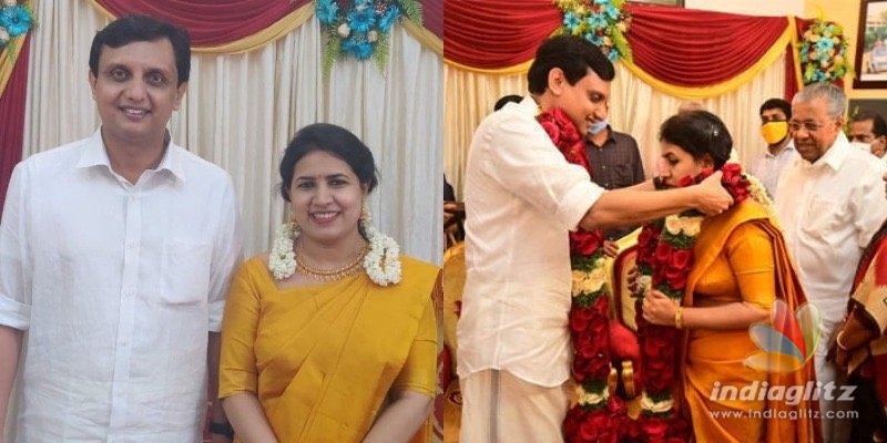 Inside pics: Kerala CM Pinarayi Vijayans daughter enters wedlock