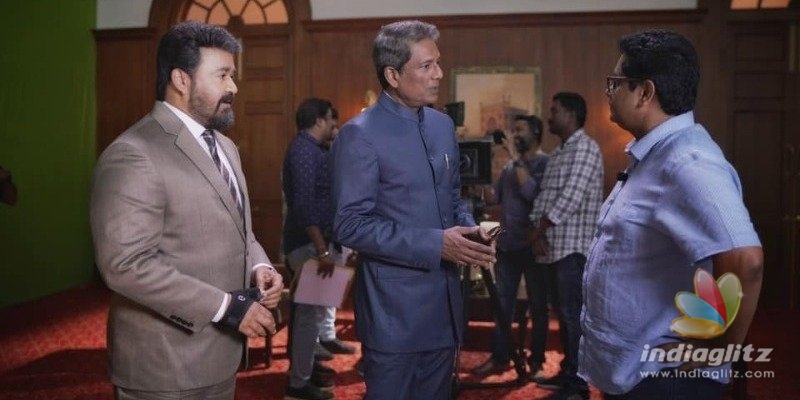 Mohanlal gives a sneak peek from the sets of Ram