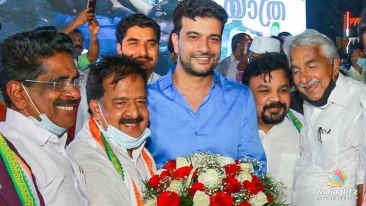 Popular actor-filmmaker Ramesh Pisharody joined Congress party?