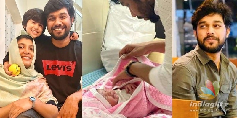 Premam actor Sharafudheen welcomes second baby!