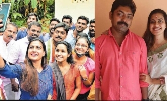 Kerala election: Actress Anusree campaigns for a young politician