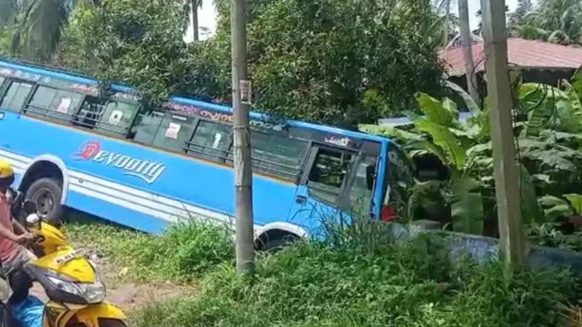 Bus overturns as driver suffers a seizure