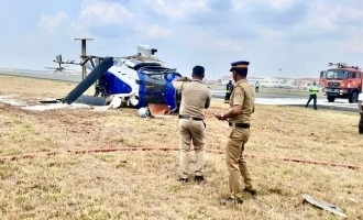 Coast Guard chopper crash-lands at Kochi airport