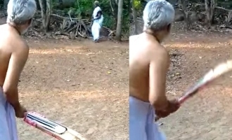 Aged couple plays Cricket, Video goes VIRAL!