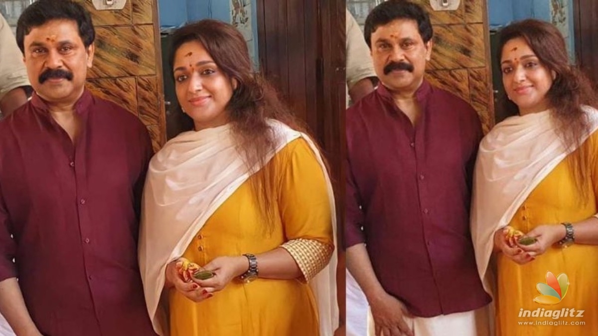 Viral pic: Dileep and Kavya spotted with their daughter Mahalakshmi