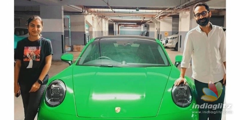 SEE PICS: Fahadh and Nazriya purchase a luxurious porshe!