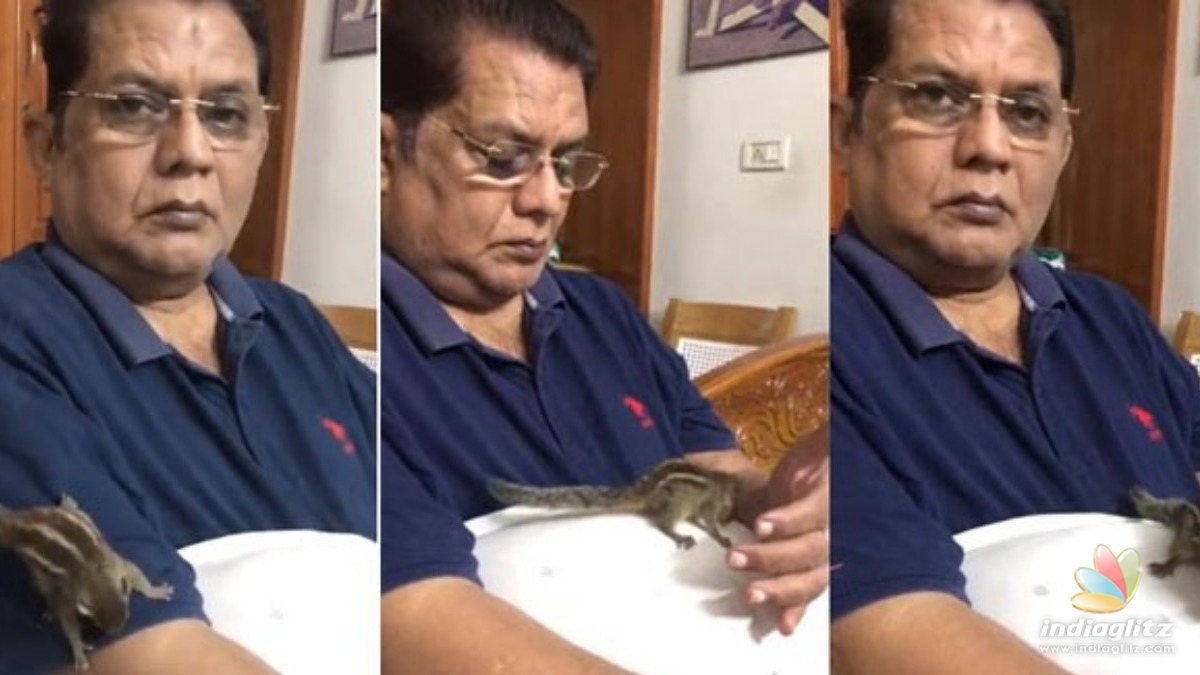 Watch: Jagathy Sreekumar playing with baby squirrel 