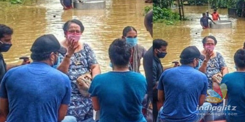 Prithvirajs mother Mallika Sukumaran rescued from flood again!