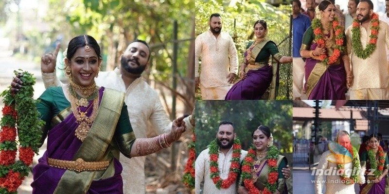 Sowbhagya Venkitesh ties the knot with Arjun Somashekharan