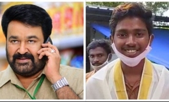 Mohanlal give a surprise call to CBSE Plus Two exam topper