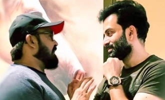 Superstar Mohanlal congratulates Prithviraj for Kuruthi