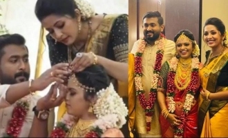 See Pics: Navya Nair's brother Rahul enters wedlock!