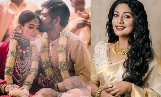 Navya Nair wishes newlywed couple Nayanthara and Vignesh Shivan