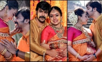 Pearle Maaney shares pics from her 'Valakapu' ceremony