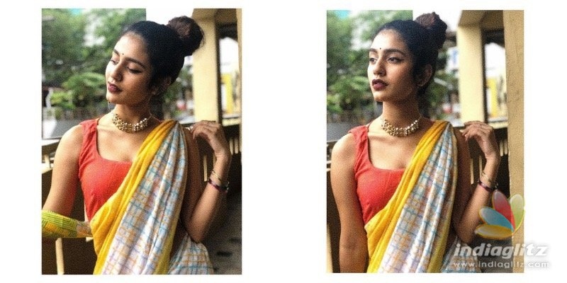 Priya Prakashs saree stills go viral!