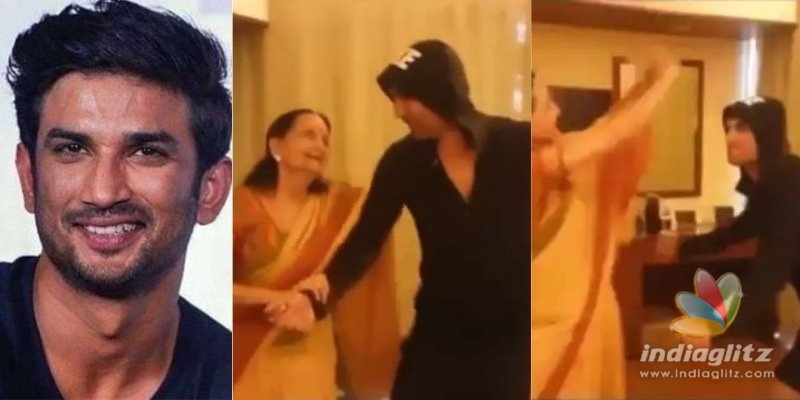 WATCH: Sushants happy dance with popular old actress