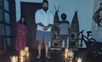 9pm 9minutes: Malayalam actors lit up candles to show unity