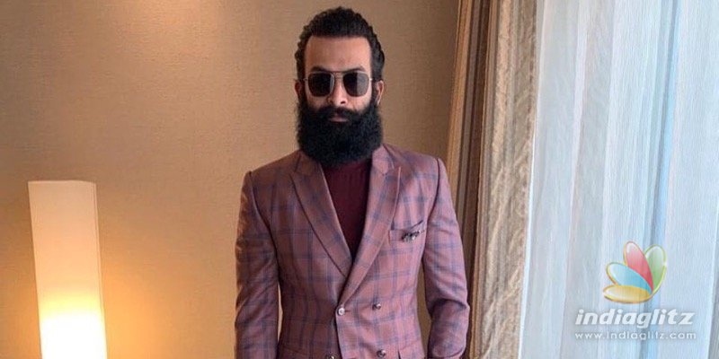 Prithviraj bids good bye to his Thaadikaaran look