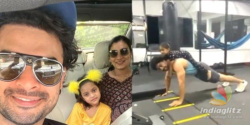 Quarantine: Tovino Thomas push up video with daughter goes VIRAL