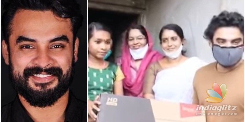 Tovino Thomas surprises an 8th standard girl; Kind gesture!