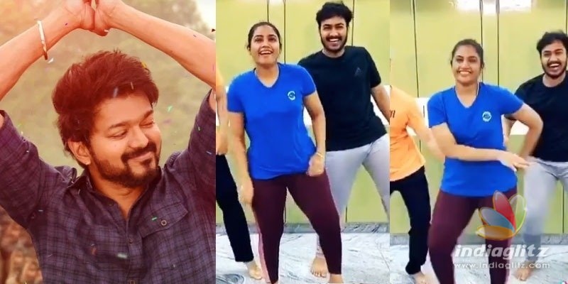 Vaathi Coming: Vijay fans celebrate this serial actress dance video!