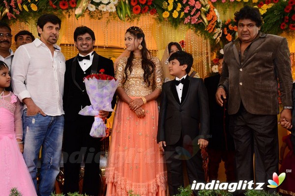 Celebs @ Mansoor Ali Khan Daughter Reception