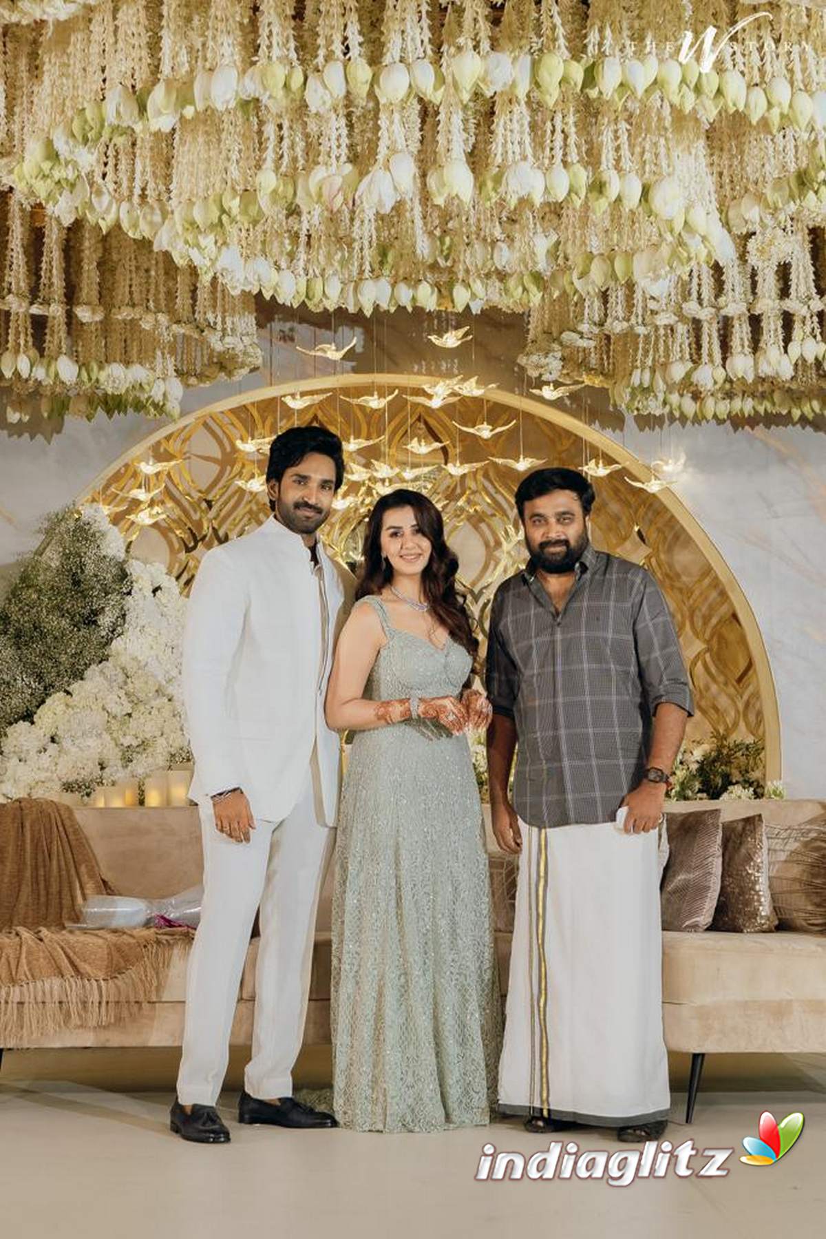 Aadhi Nikki Galrani Wedding Reception