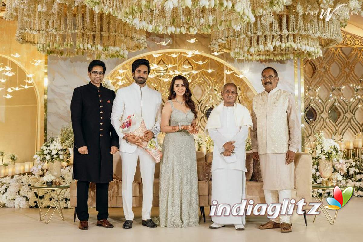 Aadhi Nikki Galrani Wedding Reception