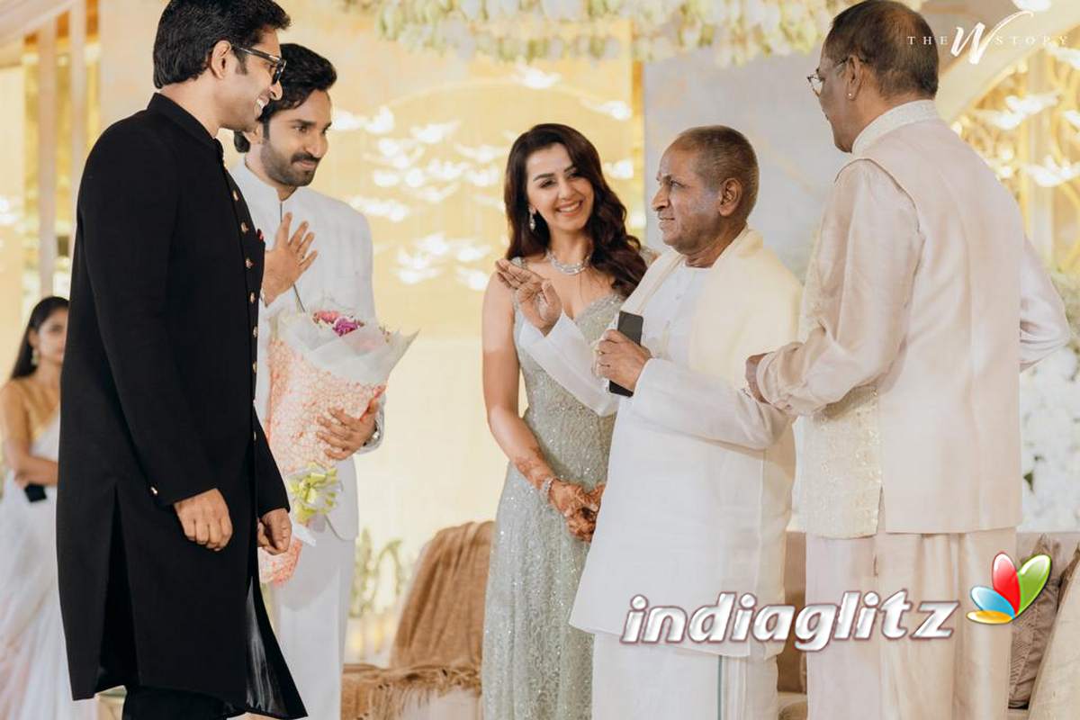 Aadhi Nikki Galrani Wedding Reception